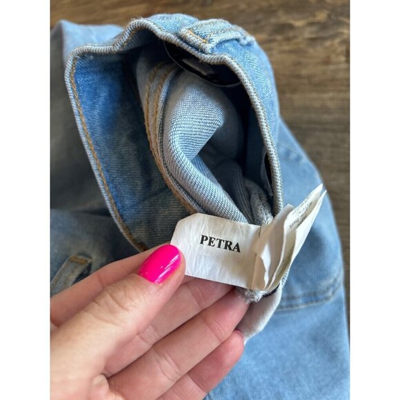 RE/DONE Originals 90s Mid Rise Ankle Crop Blue Womens Size 26 - Picture 10 of 11